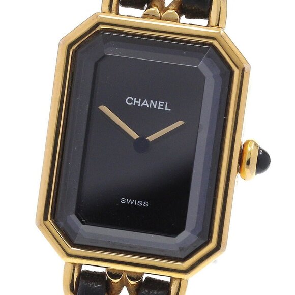 CHANEL Premiere M H0001 black Dial Quartz Ladies Watch_870468 - Picture 1 of 13